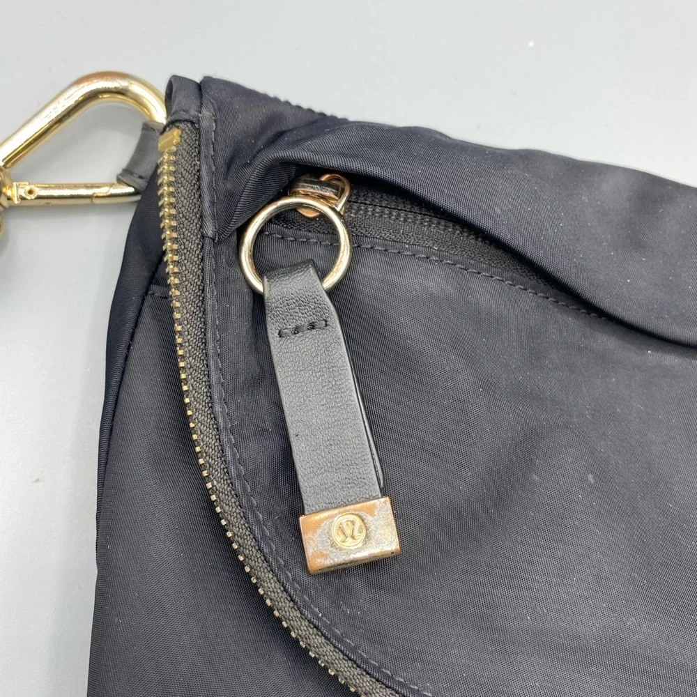 lululemon athletica Black Crossbody Bag with Gold Details​ - Picture 3 of 6